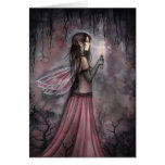 Gothic Candle Fairy Card by Molly Harrison