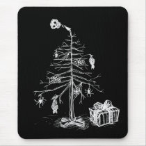 Gothic Christmas Tree Mousepad