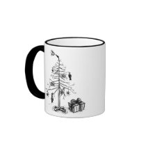 Gothic Christmas Tree Coffee Mug
