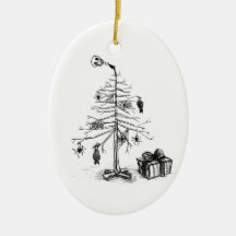 Gothic Christmas Tree Ornaments