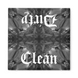 Gothic clean dirty dishwasher kaleidoscope refrigerator magnet