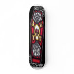 Gothic Coffin Custom Skate Board