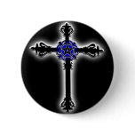 Gothic Cross Pinback Button