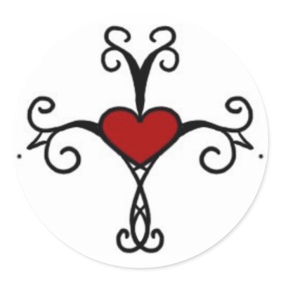 Gothic cross Sticker by TheOutKast