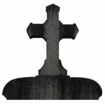 Gothic cross tombstone magnet photo cutouts
