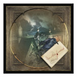 Gothic Crow Halloween Party Invites