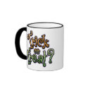 Gothic Curls Trick or Treat Mug