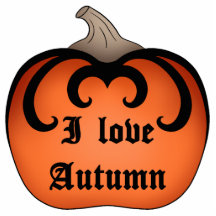 Gothic damask Autumn pumpkin Thanksgiving Photo Cutouts