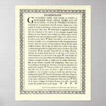 Gothic DESIDERATA Posters
