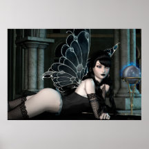 Gothic Fae Series ANNA Fantasy Art Posters