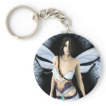 Gothic Faerie Solitude Art keychains