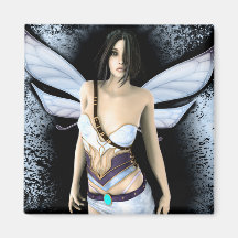 Gothic Faerie Solitude Artwork Magnets