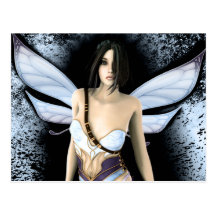 Gothic Faerie Solitude Artwork Postcard