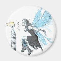 Gothic Fairy 4 Refrigerator Magnet