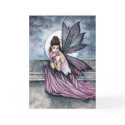 Gothic Fairy Moon Card by Molly Harrison