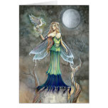 Gothic Fairy Pegasus Card ~ Blank