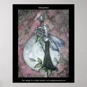 Gothic Fairy Poster 'Midnight Rose' posters