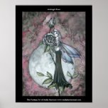 Gothic Fairy Poster 'Midnight Rose' posters