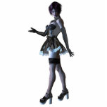 Gothic Female Pin Up Photosculpture