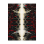 Gothic Fractals Spinal Paisley Postcard