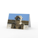 gothic gargoyle blank notecard