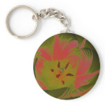 Gothic Gloomy Red Tulip Keychain
