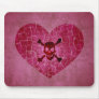 Gothic Grunge Broken Heart Mouse Mats