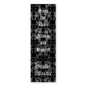 Gothic grunge save the date mini book markers business cards