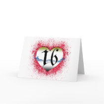 Gothic Heart 16th Cards