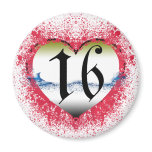Gothic Heart 16th magnets