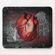 Gothic Heart Be Mine Mousepad