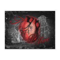 Gothic Heart Be Mine Post Cards