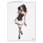 Gothic Heart Doll Greeting Card