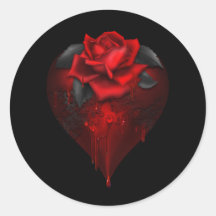 Gothic Heart Stickers