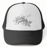 Gothic Holiday Greetings hats
