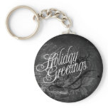 Gothic Holiday Greetings keychains