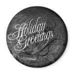 Gothic Holiday Greetings magnets