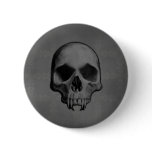 Gothic horror skull of doom pin