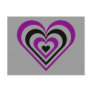 Gothic Layered Heart Postcards