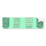 Gothic Letters Bumper Sticker