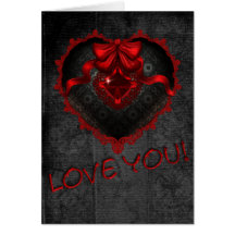 Gothic Love Greeting Cards
