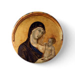 Gothic Madonna and Child buttons