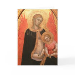 Gothic Madonna and Child card