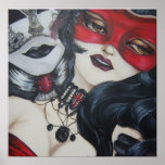 Gothic Masquerade Art Print