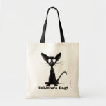 Gothic Oriental Black Cat Bag
