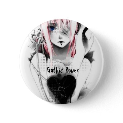 Gothic Power Button by emeraldez