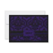Gothic Romance RSVP Card B2 Invitation