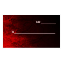 Gothic Rose Place Cards Business Card