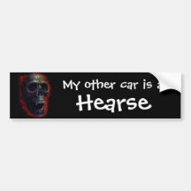 Gothic Skull Bumper Sticker