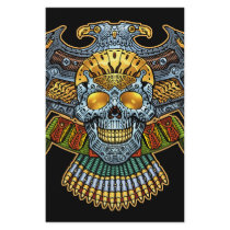 Gothic Skull with Guns and Bullets by Al Rio